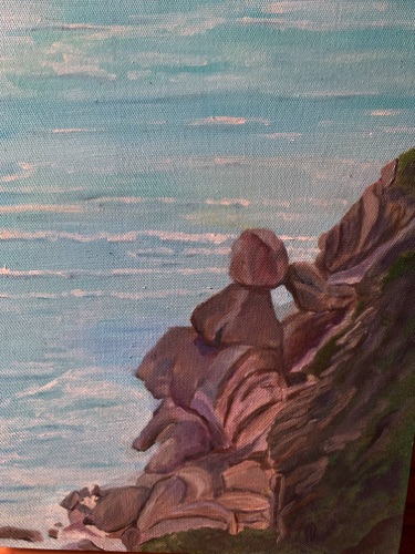 BOULDERS AT WILSONS PROM
Oil on Canvas
51 x 40 cm
$150.00 BOULDERS AT WILSONS PROM
Oil on Canvas
51 x 40 cm
$150.00
